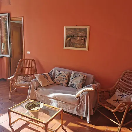 White & Blue House Apartment Chiavari